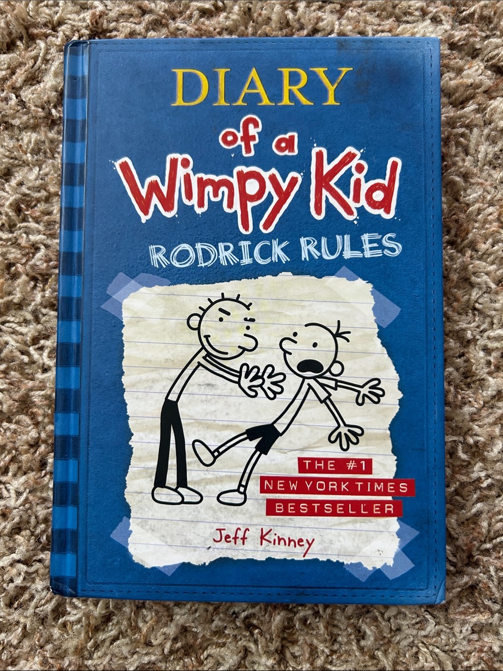 Diary of a Wimpy Kid: Rodrick Rules - Blue Kids Book by Jeff Kinney